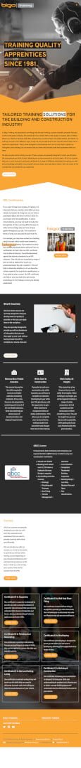 Biga Training: Mobile View