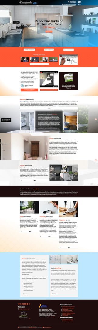 Prominade: Desktop View