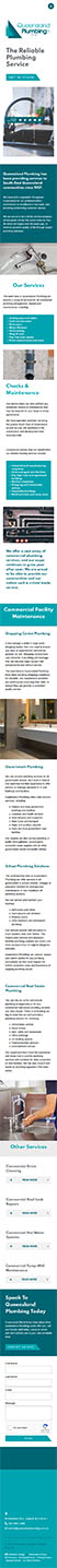 Queensland Plumbing: Mobile View