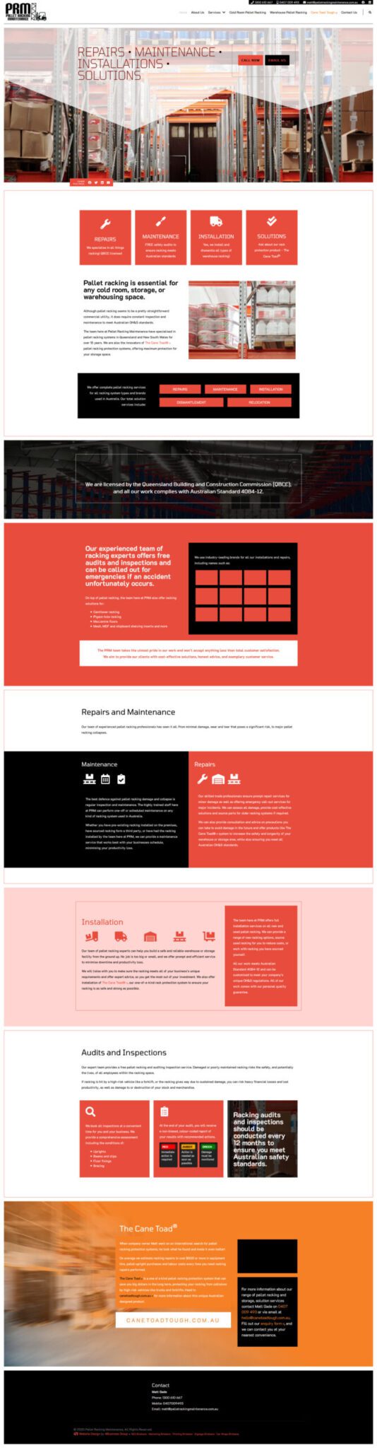 Pallet Racking Maintenance: Desktop View