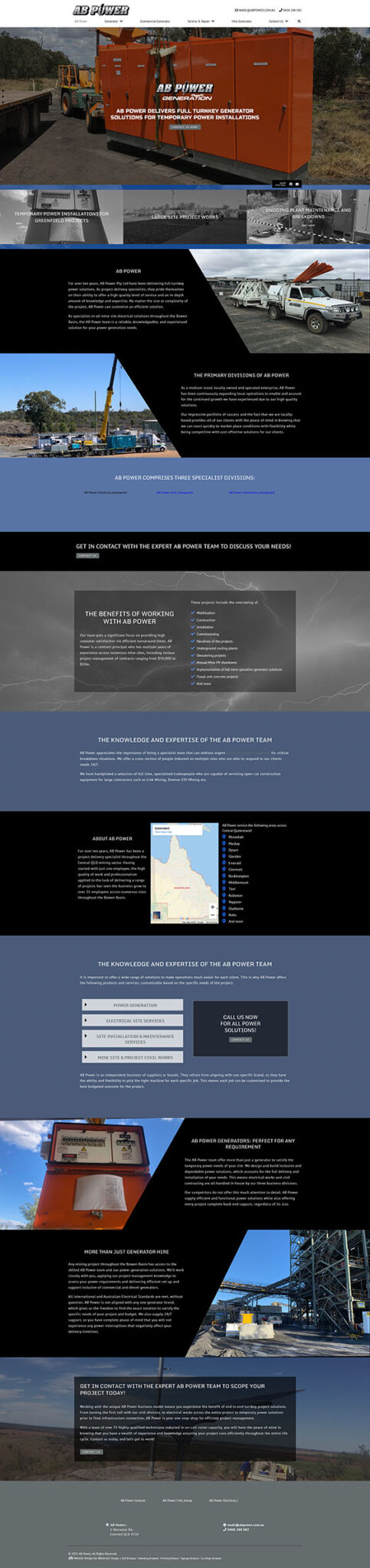 AB Power: Desktop View
