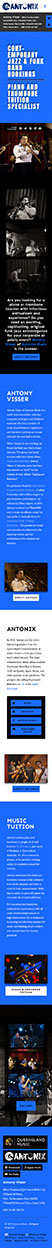 Antonix Music: Mobile View
