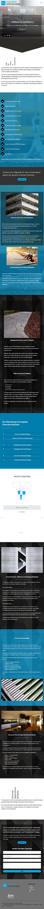 Concrete Applications: Tablet View
