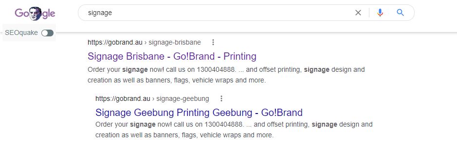 goBrand ranking proof